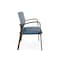 Lesro Newport 2 Seat Tandem Seating Metal Frame No Center Arms, Bronze, RS Rain Song Back, MD Titan Seat NP1501 - alternate 2